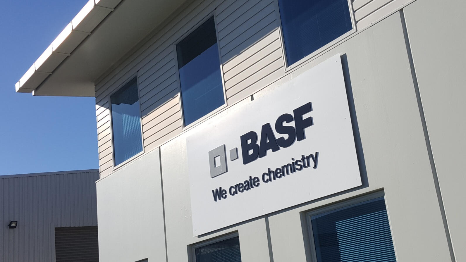 BASF Factory signage