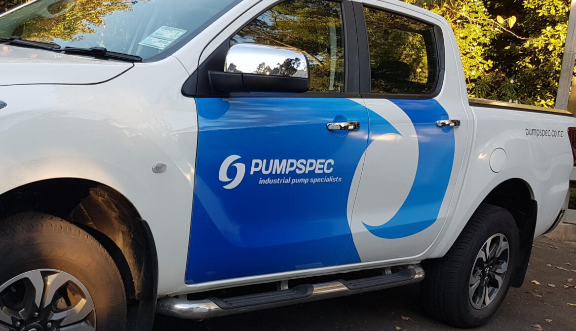 Ute Graphics, truck decals, building signwriting installed in Birkdale Auckland
