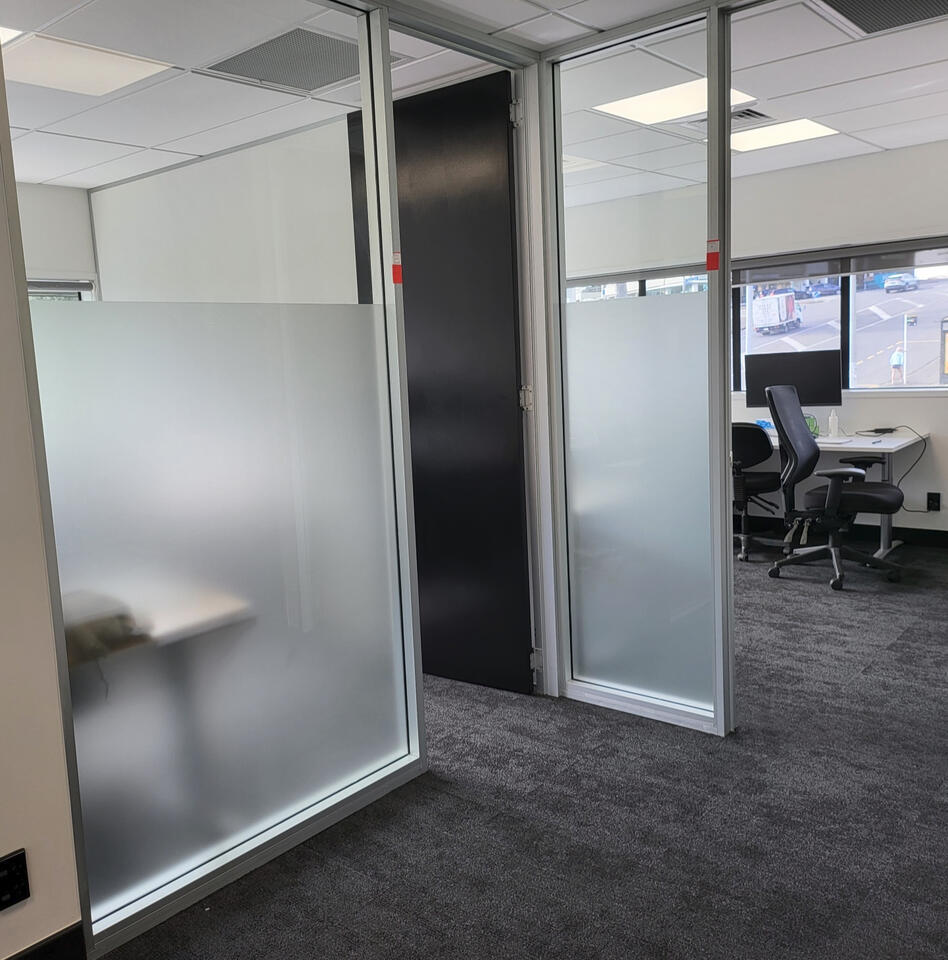 Office Window Frosting Parnell